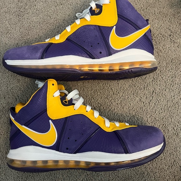 Lebron 8 lakers color way size 14 - Picture 1 of 6